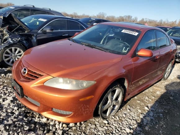 ✅ 2005 Mazda 6 Sport • VIN: 1YVHP84C955M33743 • Lot: 83498924. Listed on Copart with Not provided. Free auction sales archive from the USA and detailed vehicle history report at DreamBid. Image 1.