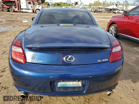 ✅ 2006 Lexus SC 430 • VIN: JTHFN48Y869007715 • Lot: 94679225. Wystawiony na Copart z przebiegiem 166 345 mil. Bezpłatny archiwum sprzedaży aukcyjnych z USA i szczegółowy raport historii pojazdu na DreamBid. Zdjęcie 6.