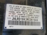 ✅ 1998 Honda CR-V LX • VIN: JHLRD1843WC061944 • Lot: 57708155. Wystawiony na Copart z przebiegiem 197 345 mil. Bezpłatny archiwum sprzedaży aukcyjnych z USA i szczegółowy raport historii pojazdu na DreamBid. Zdjęcie 13.