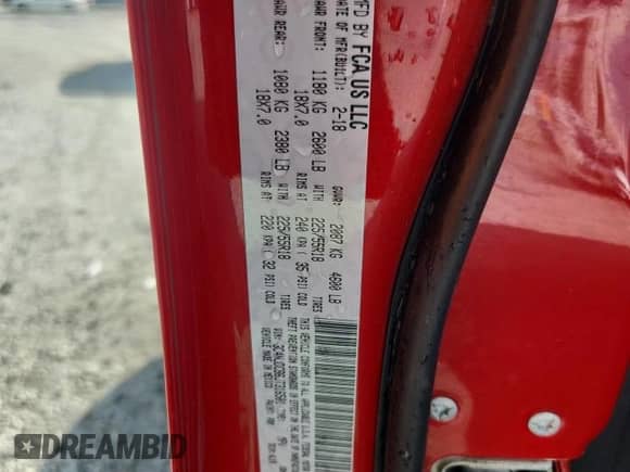 2018 Jeep Compass Limited z VIN 3C4NJDCB6JT316501, wystawiony jako Copart lot #70818685 z przebiegiem 86 911 mil mil oraz Szkoda całkowita • Salvage title. Historia ofert i sprzedaży dostępna na DreamBid. Obrazek 13.