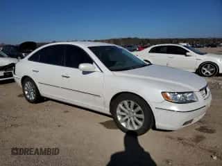 2009 Hyundai Azera GLS with VIN KMHFC46D19A356995, listed as a Copart auction lot 79686994 with Not provided miles and Salvage title. Bid and sale history available at DreamBid. Image 4.