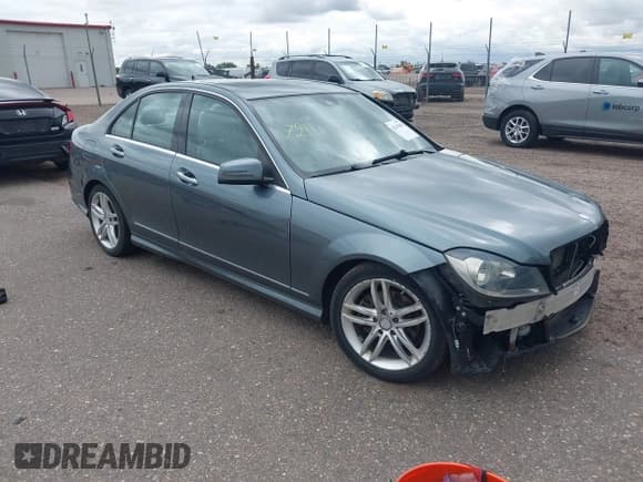 ✅ 2012 Mercedes-Benz C 300 Sport • VIN: WDDGF8BB6CA697821 • Lot: 42347842. Listed on IAAI with 106,745 mi. Free auction sales archive from the USA and detailed vehicle history report at DreamBid. Image 1.