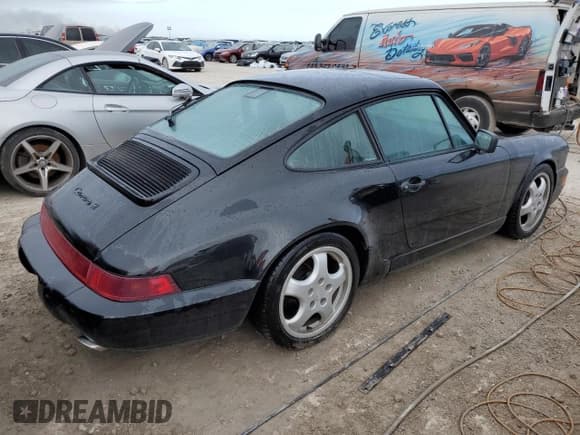 ✅ 1991 Porsche 911 • VIN: WP0AB2964MS411168 • Lot: 75928974. Wystawiony na Copart z przebiegiem 141 731 mil. Bezpłatny archiwum sprzedaży aukcyjnych z USA i szczegółowy raport historii pojazdu na DreamBid. Zdjęcie 3.