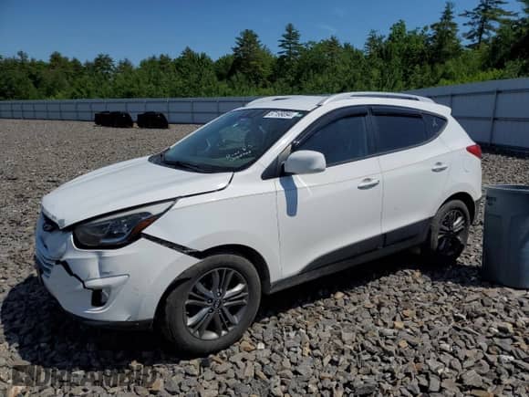 2015 Hyundai Tucson SE with VIN KM8JUCAG9FU102660, listed as a Copart auction lot 57199094 with 143,383 mi miles and Salvage title. Bid and sale history available at DreamBid. Image 1.