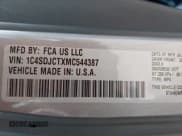 ✅ 2021 Dodge Durango R/T • VIN: 1C4SDJCTXMC544387 • Lot: 42390419. Wystawiony na IAAI z przebiegiem 80 694 mil. Bezpłatny archiwum sprzedaży aukcyjnych z USA i szczegółowy raport historii pojazdu na DreamBid. Zdjęcie 9.