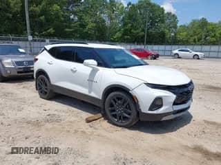 2022 Chevrolet Blazer LT z VIN 3GNKBHR42NS144387, wystawiony jako IAAI lot #42562765 z przebiegiem 47 283 mil mil oraz . Historia ofert i sprzedaży dostępna na DreamBid. Obrazek 1.