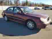 2005 Hyundai Sonata GLS with VIN KMHWF35H55A095211, listed as a Copart auction lot 91456825 with 54,500 mi miles and Salvage title. Bid and sale history available at DreamBid. Image 4.