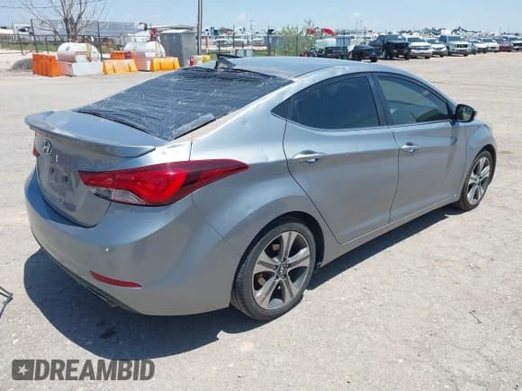 ✅ 2015 Hyundai Elantra Sport • VIN: KMHDH4AH4FU321591 • Lot: 42743708. Listed on IAAI with 169,391 mi. Free auction sales archive from the USA and detailed vehicle history report at DreamBid. Image 4.