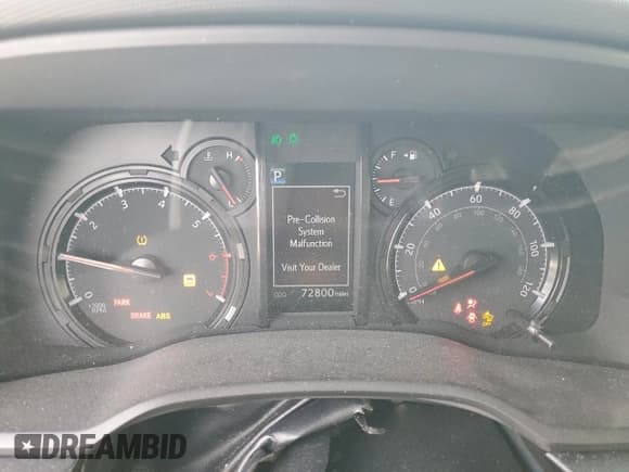 ✅ 2021 Toyota 4Runner SR5 • VIN: JTEEU5JR1M5234270 • Lot: 87206065. Listed on Copart with 72,800 mi. Free auction sales archive from the USA and detailed vehicle history report at DreamBid. Image 9.