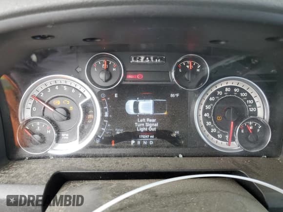 ✅ 2013 Ram 1500 Outdoorsman • VIN: 1C6RR7LT2DS552984 • Lot: 60454414. Listed on Copart with 175,247 mi. Free auction sales archive from the USA and detailed vehicle history report at DreamBid. Image 9.