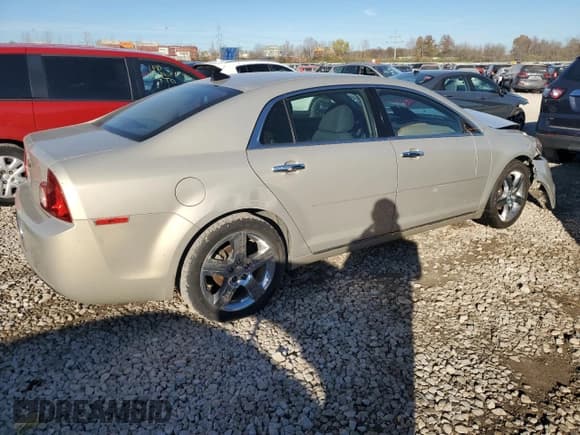 ✅ 2012 Chevrolet Malibu 1LT • VIN: 1G1ZC5E0XCF208059 • Lot: 79817314. Listed on Copart with 171,291 mi. Free auction sales archive from the USA and detailed vehicle history report at DreamBid. Image 3.