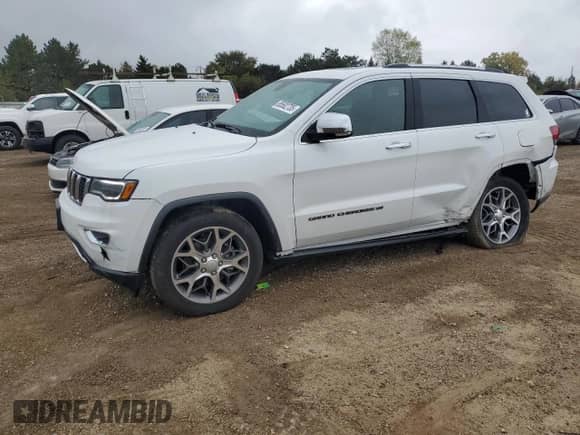2022 Jeep Grand Cherokee Limited с VIN 1C4RJFBG4NC143394, выставлен на аукционе Copart как лот 85502735 с пробегом 25 451 миль миль и Списание • Salvage title. История ставок и продаж доступна на DreamBid. Изображение 1.