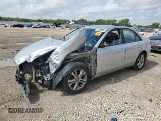2009 Hyundai Sonata GLS with VIN 5NPET46C79H504843, listed as a Copart auction lot 64060695 with Not provided miles and Salvage title. Bid and sale history available at DreamBid. Image 1.