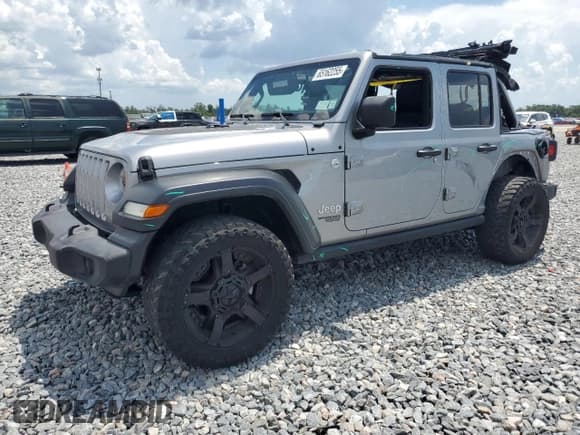 ✅ 2018 Jeep Wrangler Unlimited Sport S • VIN: 1C4HJXDN8JW286967 • Lot: 65162255. Wystawiony na Copart z przebiegiem 63 432 mil. Bezpłatny archiwum sprzedaży aukcyjnych z USA i szczegółowy raport historii pojazdu na DreamBid. Zdjęcie 1.