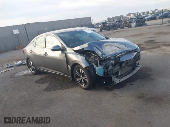 ✅ 2021 Nissan Sentra SV • VIN: 3N1AB8CV9MY307847 • Лот: 43689927. Опубликован ранее на IAAI с пробегом 41 816 миль. Бесплатный доступ к архиву аукционных продаж из США и подробный отчёт об истории автомобиля на DreamBid. Изображение 1.