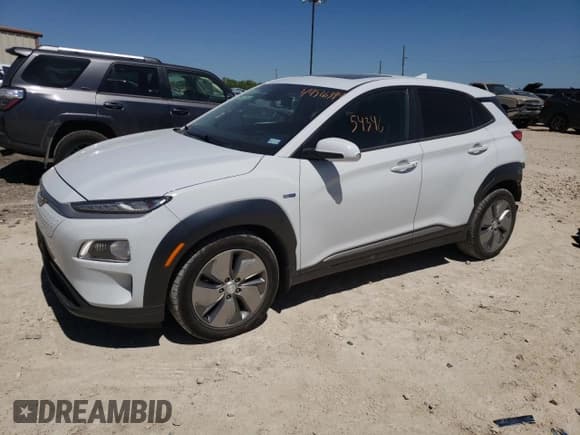 ✅ 2019 Hyundai Kona Limited • VIN: KM8K33AG2KU051200 • Лот: 49516394. Опубликован ранее на Copart с пробегом 54 346 миль. Бесплатный доступ к архиву аукционных продаж из США и подробный отчёт об истории автомобиля на DreamBid. Изображение 1.