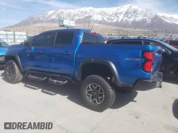 2023 Chevrolet Colorado 4WD ZR2 с VIN 1GCPTFEK6P1213851, выставлен на аукционе Copart как лот 47569725 с пробегом Не указан миль и Списание • Salvage title. История ставок и продаж доступна на DreamBid. Изображение 2.