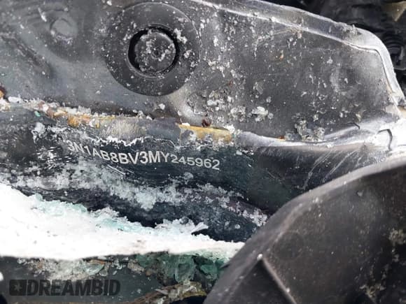 ✅ 2021 Nissan Sentra S • VIN: 3N1AB8BV3MY245962 • Лот: 40681465. Опубликован ранее на IAAI с пробегом Не указан. Бесплатный доступ к архиву аукционных продаж из США и подробный отчёт об истории автомобиля на DreamBid. Изображение 9.