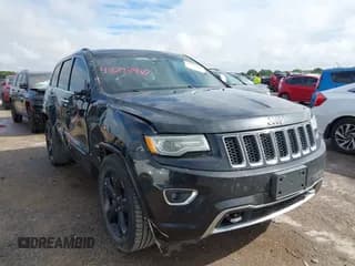 ✅ 2015 Jeep Grand Cherokee Overland • VIN: 1C4RJECG3FC841263 • Lot: 43293918. Listed on IAAI with 158,583 mi. Free auction sales archive from the USA and detailed vehicle history report at DreamBid. Image 1.