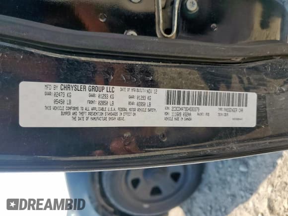 ✅ 2013 Dodge Charger Police • VIN: 2C3CDXAT9DH593379 • Lot: 85201785. Listed on Copart with 175,266 mi. Free auction sales archive from the USA and detailed vehicle history report at DreamBid. Image 12.