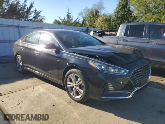 2018 Hyundai Sonata SEL with VIN 5NPE34AF6JH661298, listed as a Copart auction lot 82359375 with 93,179 mi miles and Salvage title. Bid and sale history available at DreamBid. Image 4.