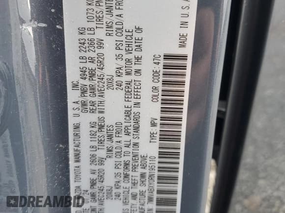 ✅ 2024 Mazda CX-50 Meridian Edition • VIN: 7MMVABXY0RN195110 • Lot: 93678475. Wystawiony na Copart z przebiegiem Nie podano. Bezpłatny archiwum sprzedaży aukcyjnych z USA i szczegółowy raport historii pojazdu na DreamBid. Zdjęcie 14.