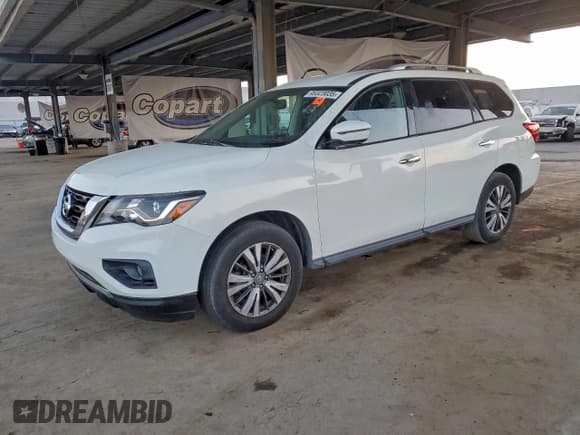 ✅ 2018 Nissan Pathfinder SV • VIN: 5N1DR2MM2JC642845 • Lot: 95323035. Listed on Copart with 120,415 mi. Free auction sales archive from the USA and detailed vehicle history report at DreamBid. Image 1.