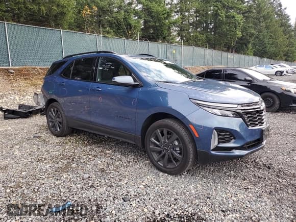 ✅ 2024 Chevrolet Equinox RS • VIN: 3GNAXWEG9RL177615 • Lot: 89739115. Listed on Copart with 31,686 mi. Free auction sales archive from the USA and detailed vehicle history report at DreamBid. Image 4.
