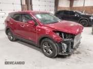 ✅ 2017 Hyundai Santa Fe 2.4L • VIN: 5XYZTDLB1HG413540 • Lot: 43900004. Listed on IAAI with 96,326 mi. Free auction sales archive from the USA and detailed vehicle history report at DreamBid. Image 1.