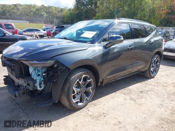 ✅ 2019 Chevrolet Blazer RS • VIN: 3GNKBERS7KS691745 • Lot: 43392260. Listed on IAAI with 86,495 mi. Free auction sales archive from the USA and detailed vehicle history report at DreamBid. Image 2.