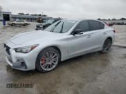 ✅ 2020 Infiniti Q50 Red Sport 400 • VIN: JN1FV7AR6LM660612 • Lot: 86182594. Listed on Copart with 82,737 mi. Free auction sales archive from the USA and detailed vehicle history report at DreamBid. Image 1.