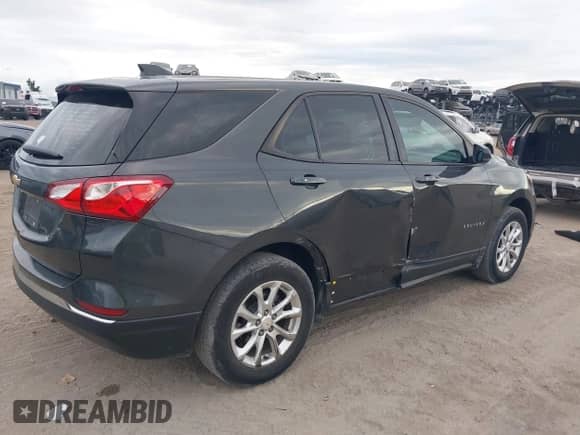 ✅ 2018 Chevrolet Equinox LS • VIN: 2GNAXHEV8J6105629 • Lot: 43307488. Listed on IAAI with 159,507 mi. Free auction sales archive from the USA and detailed vehicle history report at DreamBid. Image 4.