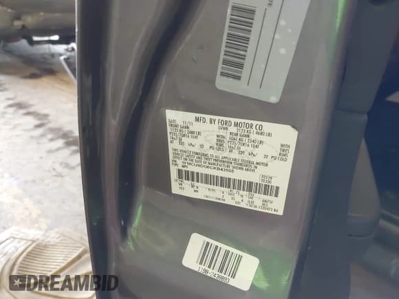 ✅ 2012 Ford Escape XLT • VIN: 1FMCU9DG6CKB43505 • Лот: 41851201. Опубликован ранее на IAAI с пробегом Не указан. Бесплатный доступ к архиву аукционных продаж из США и подробный отчёт об истории автомобиля на DreamBid. Изображение 9.