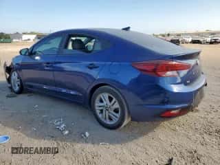 2020 Hyundai Elantra SEL with VIN 5NPD84LF0LH540358, listed as a Copart auction lot 82253045 with 79,669 mi miles and Salvage title. Bid and sale history available at DreamBid. Image 2.