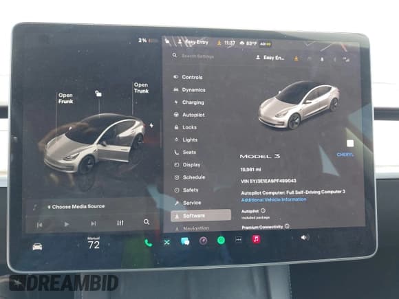 ✅ 2023 Tesla Model 3 • VIN: 5YJ3E1EA9PF499043 • Lot: 42996717. Wystawiony na IAAI z przebiegiem 19 981 mil. Bezpłatny archiwum sprzedaży aukcyjnych z USA i szczegółowy raport historii pojazdu na DreamBid. Zdjęcie 7.