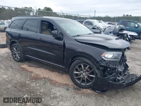 ✅ 2018 Dodge Durango GT • VIN: 1C4RDHDG0JC413831 • Лот: 41340661. Опубликован ранее на IAAI с пробегом 92 212 миль. Бесплатный доступ к архиву аукционных продаж из США и подробный отчёт об истории автомобиля на DreamBid. Изображение 1.