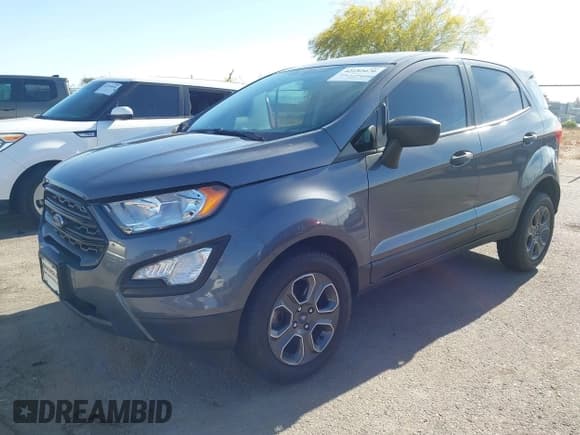 ✅ 2019 Ford EcoSport S • VIN: MAJ6S3FL7KC286783 • Lot: 42152070. Listed on IAAI with 109,571 mi. Free auction sales archive from the USA and detailed vehicle history report at DreamBid. Image 2.
