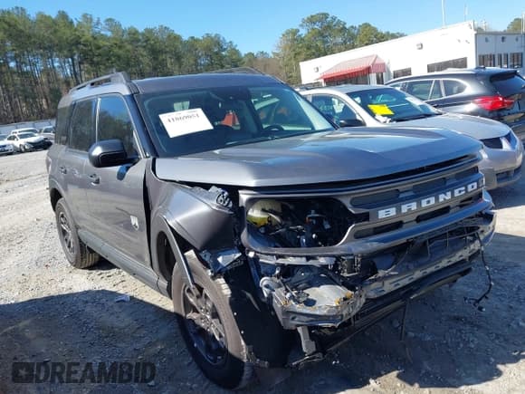 ✅ 2023 Ford Bronco Sport Big Bend • VIN: 3FMCR9B62PRD37879 • Lot: 41869051. Listed on IAAI with 8,842 mi. Free auction sales archive from the USA and detailed vehicle history report at DreamBid. Image 1.