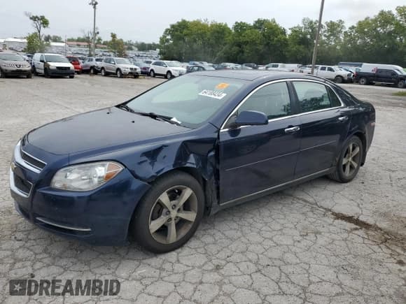 ✅ 2012 Chevrolet Malibu 1LT • VIN: 1G1ZC5E08CF238208 • Lot: 64188434. Listed on Copart with 216,278 mi. Free auction sales archive from the USA and detailed vehicle history report at DreamBid. Image 1.