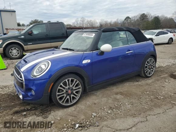 ✅ 2019 MINI Convertible Cooper S • VIN: WMWWG9C59K3E40043 • Лот: 87909055. Опубликован ранее на Copart с пробегом 83 404 миль. Бесплатный доступ к архиву аукционных продаж из США и подробный отчёт об истории автомобиля на DreamBid. Изображение 1.