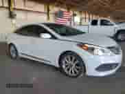 2016 Hyundai Azera Limited with VIN KMHFH4JG1GA518253, listed as a Copart auction lot 44008815 with 43,442 mi miles and Salvage title. Bid and sale history available at DreamBid. Image 4.