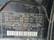 ✅ 2012 Hyundai Sonata Hybrid • VIN: KMHEC4A47CA019788 • Lot: 61349464. Listed on Copart with 280,437 mi. Free auction sales archive from the USA and detailed vehicle history report at DreamBid. Image 12.