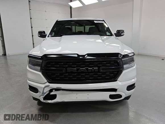 2022 Ram 1500 Big Horn with VIN 1C6SRFFT8NN319828, listed as a Copart auction lot 85266885 with 117,667 mi miles and Clean title. Bid and sale history available at DreamBid. Image 5.