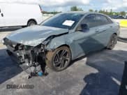 ✅ 2022 Hyundai Elantra N Line • VIN: KMHLR4AF5NU247023 • Lot: 43398290. Listed on IAAI with 33,841 mi. Free auction sales archive from the USA and detailed vehicle history report at DreamBid. Image 2.