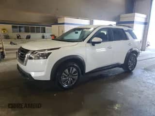 2025 Nissan Pathfinder SV with VIN 5N1DR3BA0SC228477, listed as a Copart auction lot 80655025 with 14,133 mi miles and Clean title. Bid and sale history available at DreamBid. Image 1.