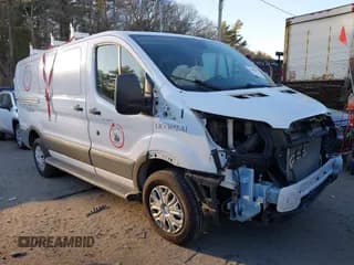 ✅ 2019 Ford Transit • VIN: 1FTYR1YM8KKB35286 • Lot: 41296409. Listed on IAAI with 51,489 mi. Free auction sales archive from the USA and detailed vehicle history report at DreamBid. Image 1.
