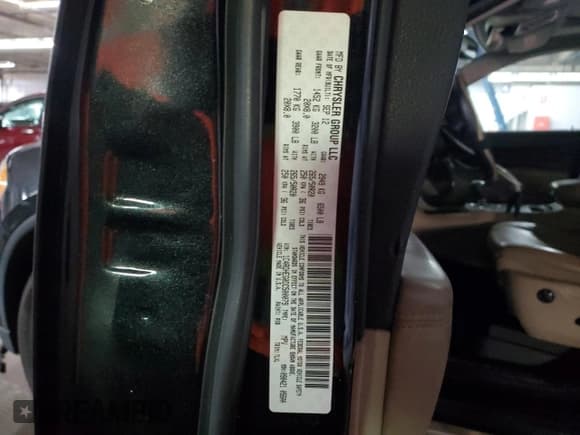 ✅ 2013 Dodge Durango Citadel • VIN: 1C4RDHEG0DC500079 • Lot: 86897215. Listed on Copart with 119,522 mi. Free auction sales archive from the USA and detailed vehicle history report at DreamBid. Image 13.