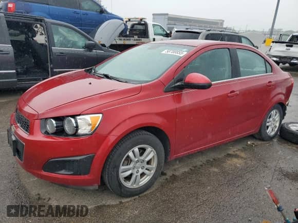 2012 Chevrolet Sonic LT с VIN 1G1JC5SB1C4222513, выставлен на аукционе Copart как лот 58700855 с пробегом 93 653 миль миль и Списание • Salvage title. История ставок и продаж доступна на DreamBid. Изображение 1.