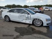 ✅ 2013 Audi A8 4.0L • VIN: WAUR2AFD2DN012478 • Lot: 49733565. Listed on Copart with 115,323 mi. Free auction sales archive from the USA and detailed vehicle history report at DreamBid. Image 4.