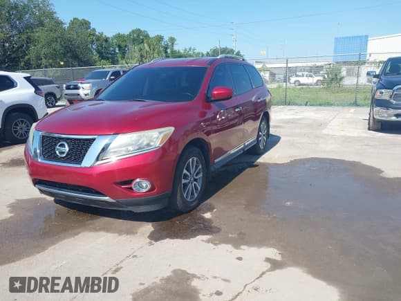 ✅ 2014 Nissan Pathfinder S • VIN: 5N1AR2MN8EC604506 • Lot: 42329725. Listed on IAAI with 163,520 mi. Free auction sales archive from the USA and detailed vehicle history report at DreamBid. Image 2.